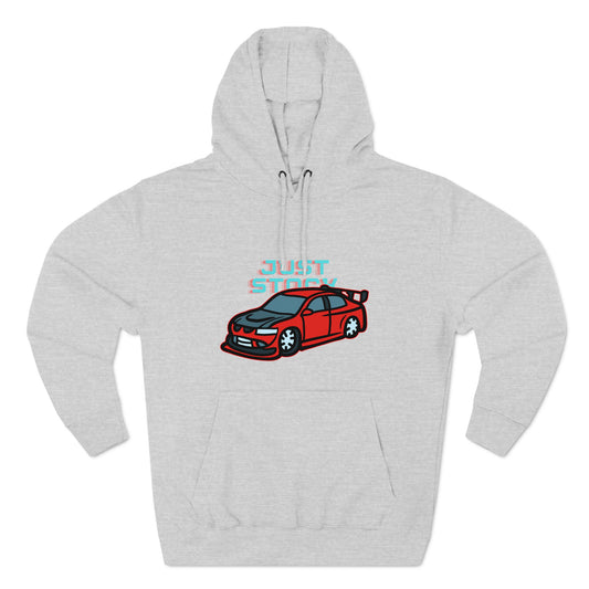 Three-Panel Fleece Hoodie